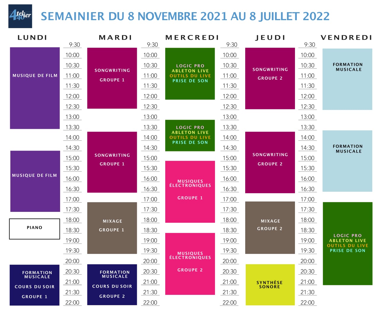 A440 - SEMAINIER du 8 novembre 2021 au 8 juillet 2022-b